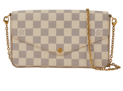 Felicie Pochette, Canvas, Damier Azur, MI2126 (2016), P, 2*